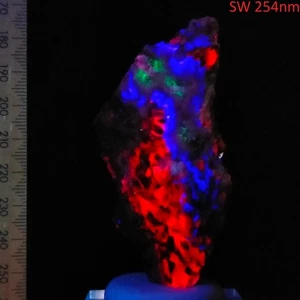 Fluorite Calcite Willemite fluorescent short & long wave Red Cloud Arizona 371ct - Picture 1 of 9