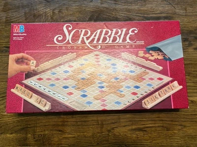 COMPLETE Vintage Scrabble Board Game- 1989 Edition by Milton Bradley - Image 1 of 4