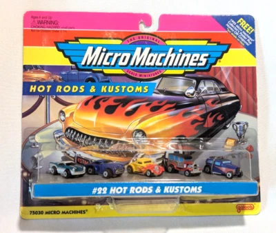 NIP Micro Machines hot rods and kustoms #22 Bel Aero fleetliner woody 33 ford - Image 1 of 4