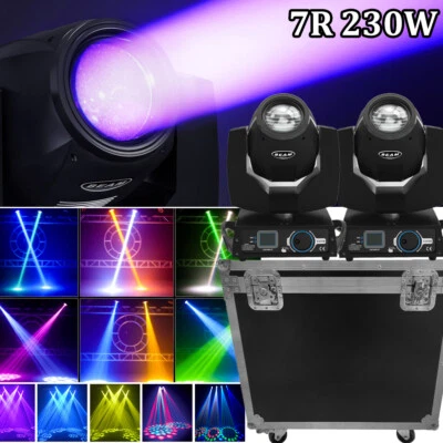 7R LED Zoom Beam 230W Moving Head Light DJ Party 16+8 Prism DMX Spot Stage Light - Image 1 of 4