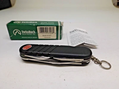 Navaja suiza Wenger negra SwissBuck Trekker 87537 85 mm nueva en caja nueva de stock Foto 1 de 4