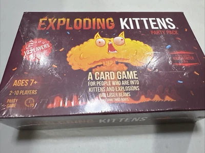 Exploding Kittens Party Pack - Card Game New Sealed! - Image 1 of 3