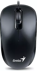 Genius DX-110 mouse, optical, 1000 dpi, wired, PS2, black - Picture 1 of 3