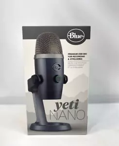 Nuevo Micrófono USB Yeti Nano Premium Azul Grabación Transmisión Gris - Imagen 1 de 5