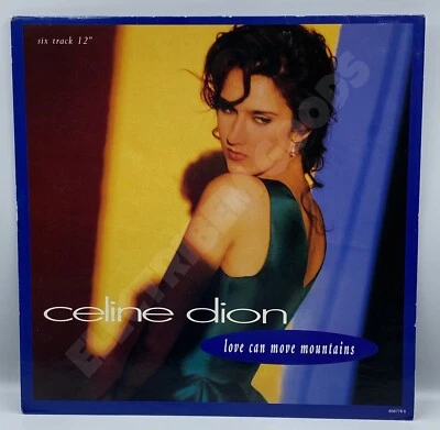 CELINE DION LOVE CAN MOVE MOUNTAINS 12’’ SINGLE VINYL UK RELEASE 1992 - Image 1 of 3