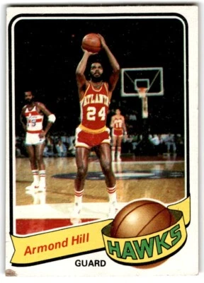 1979-80 Topps Armond Hill .  Atlanta Hawks #57 - Image 1 of 2