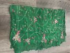 Beautiful Women Indian Embroidered Chiffon Dupatta Fancy Stole Scarf Floral