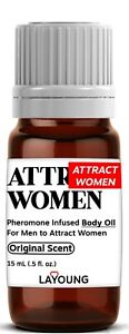 * Attract Women * Pheromone Infused Body Scented Oil for men 15mL bottle