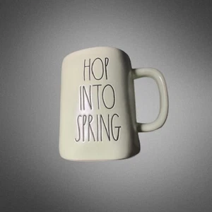 Tazza Rae Dunn HOP INTO SPRING, verde chiaro 16 once - Foto 1 di 3