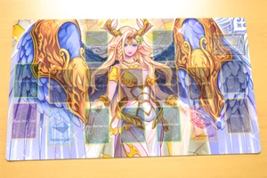 No.3745# Yugioh TCG Custom Playmat Saffira Dragon Queen of the Voiceless Voice - Picture 1 of 2