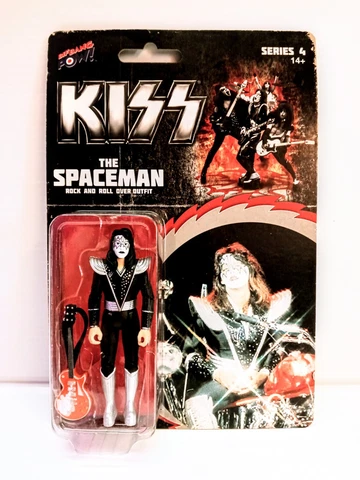 KISS  The Spaceman Rock and Roll Over 3.75 inch action figure bif bang Pow! 2020 Cover
