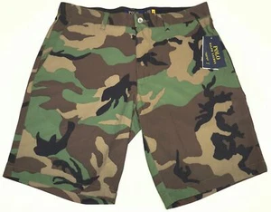 Polo Ralph Lauren Outdoor Stretch Camouflage Shorts Recycled $98 - Picture 1 of 5
