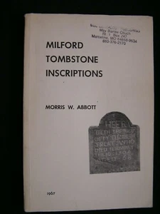 1967 Genealogie Connecticut MILFORD TOMBSTONE INSCHRIFTEN - Bild 1 von 5
