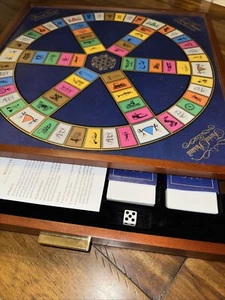 Gorgeous! 2016 Trivial Pursuit Genus Wooden Collectible Luxury Edition (Rare) - Picture 1 of 7