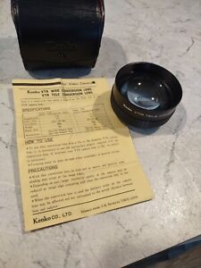  VTR Kenko Tele Conversion Lens 81 X 40.5  mm Screw-In Made in Japan 1.5X magnif