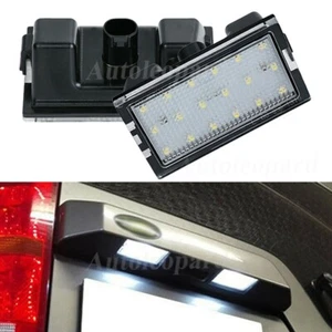 LED White Number License Plate Lights For Land Rover Discovery 3 4 Freelander 2 - Picture 1 of 8