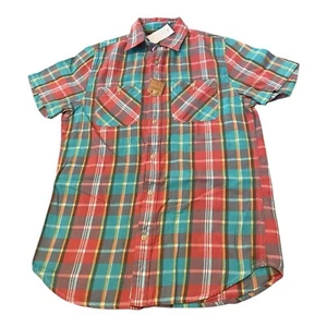 Ralph Lauren denim & supply plaid short sleeve button down NWT size S - Picture 1 of 6