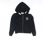 SoulCal&amp;Co Boys Black Polyester Full Zip Hoodie Size 7-8 Years Zip