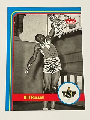 2012-13 Fleer Retro Basketball #16 - Bill Russell - San Francisco Dons - Image 1 of 2