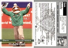Gem Dandy 2003 Grandstand West Tenn Diamond Jaxx #NNO Card *AutographDen*