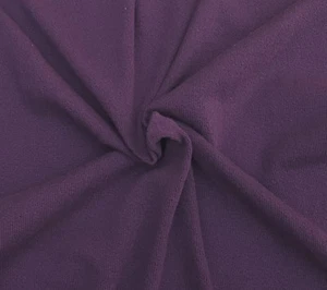 Purple Cotton Knit Fabric by the Yard Double Crepe Heavy Weight 9/15/16 - Picture 1 of 4