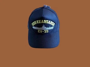 USS KEARSARGE CV-33 NAVY SHIP HAT U.S MILITARY OFFICIAL BALL CAP U.S.A MADE - Picture 1 of 6