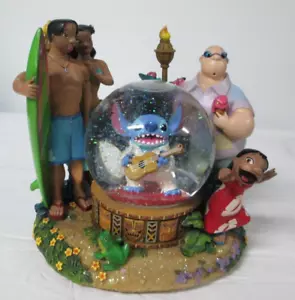 Disney Musical Snow Globe STITCH AS ELVIS Aloha OE Tune, LILO & STITCH - Picture 1 of 9
