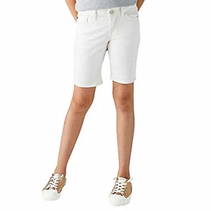 VIGOSS Girls' Stretch The Thompson Bermuda Short, White, Size 6 - Picture 1 of 3