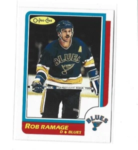 1986-87 O-Pee-Chee #17 Rob Ramage NMMT - Picture 1 of 2