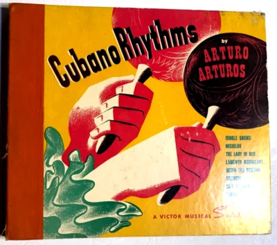 Cubano Rhythms by  Arturo Arturos  4x 78 Shellac 10"  Latin  Exotica - Image 1 of 4