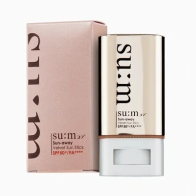 SU:M 37˚ SUM37 SU:M 37 Sun Away Velvet Sun Stick - 18g (SPF50)+ with FREE SAMPLES!