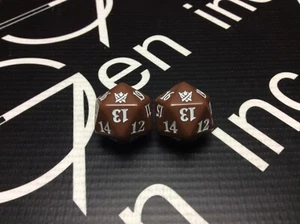 MTG Magic the Gathering Khans Of Tarkir Brown Spindown Dice X 1 - Picture 1 of 1