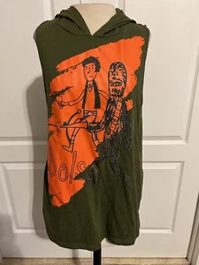 Star Wars Unisex Sleeveless Hoodie T-Shirt Size LG/G/G (42/44) - Picture 1 of 5