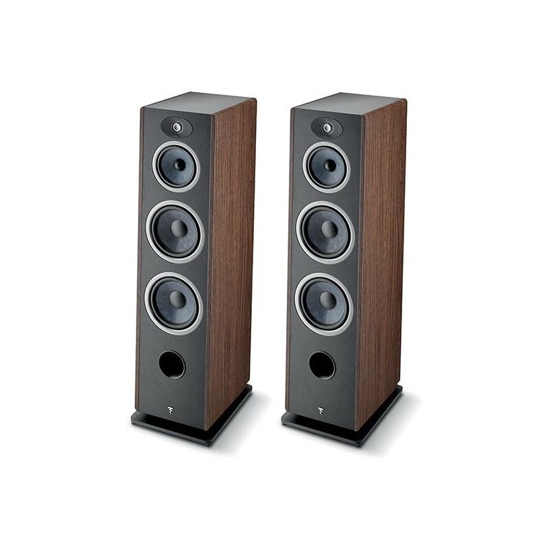 FOCAL VESTIA N. 4 COPPIA DIFFUSORI PAVIMENTO DARK WOOD NUOVI - Immagine 1 di 1