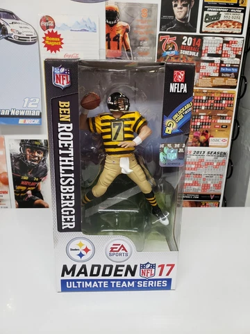 Ben Roethlisberger McFarlane EA Sports Madden NFL 17  Bumblebee Variation MVP Cover