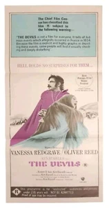 Daybill The Devils Original Australian Movie Poster Vanessa Redgrave Oliver Reed - Foto 1 di 12