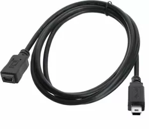 Mini USB B 5 Pin Male to Mini USB Female M/F USB 2.0 Extension Cable 1.5m - Picture 1 of 11
