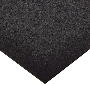 Extruded ABS Sheet, Hair Cell 1-Side, Black, 1/16" Thick, 12" W x 24" L, 2 Pack - Picture 1 of 2