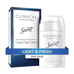 Secret Clinical Strength Antiperspirant & Deodorant Soft Solid | Light & Fresh - Picture 1 of 7