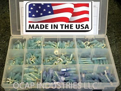 16-14 3M HEAT SHRINK WIRE CONNECTOR ASSORTMENT AUTO MARINE KIT (460 PCS) USA - Image 1 of 3