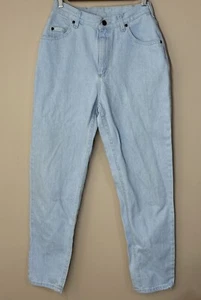 Lee Jeans Damen 10 Medium 29”x31” Hellblau Waschung High Waist, Rise Mom Vintage 90 - Bild 1 von 11