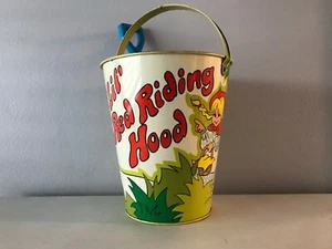 Ohio Art ( Sand Pail) Lil Red Riding Hood Bucket With Shovel - Picture 1 of 12