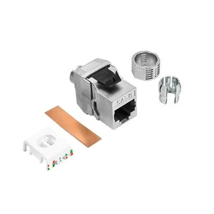 ProfiPatch RJ45 Keystone Modul STP Cat.8.1 2000Mhz 40 Gbit vollgeschirmt - Bild 1 von 46