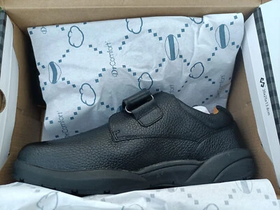 Dr. Comfort William X-Depth Men's Size 14M Black Leather Therapeutic Shoes - Image 1 of 4