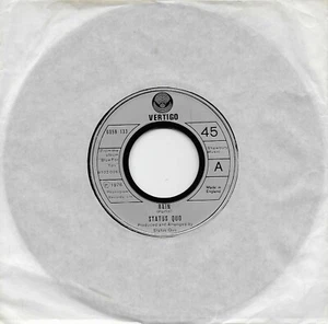 STATUS QUO  Rain / You Lost The Love  UK Import 45 from 1976 - Picture 1 of 1