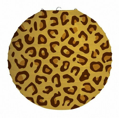 Leopard Print Animal Party Lantern Decorations 12" - Image 1 of 1