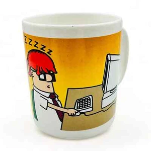 "Every Day This Job Teaches Me I Can Get Used to Anything" Dilbert Coffee Mug - Picture 1 of 9