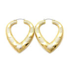 Gold Plated Style Luxury Bling Bamboo Hoop Geometric Hip Hop Earrings for Women