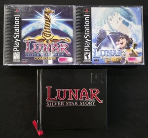Paquete Lunar 1 Silver Star Story y 2 Eternal Blue (PlayStation, PS1) probado - Imagen 1 de 18