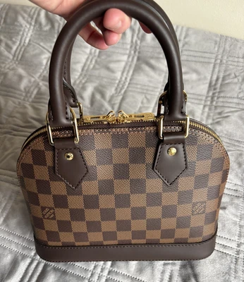 Louis Vuitton Alma BB Damier Ebene New and UNUSED with VIDEO RRP £1450 - Image 1 of 4